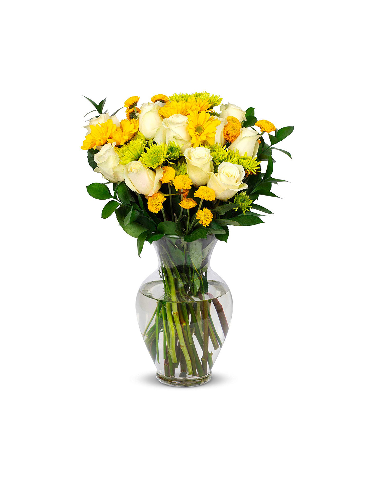 Life is Good White, With Vase