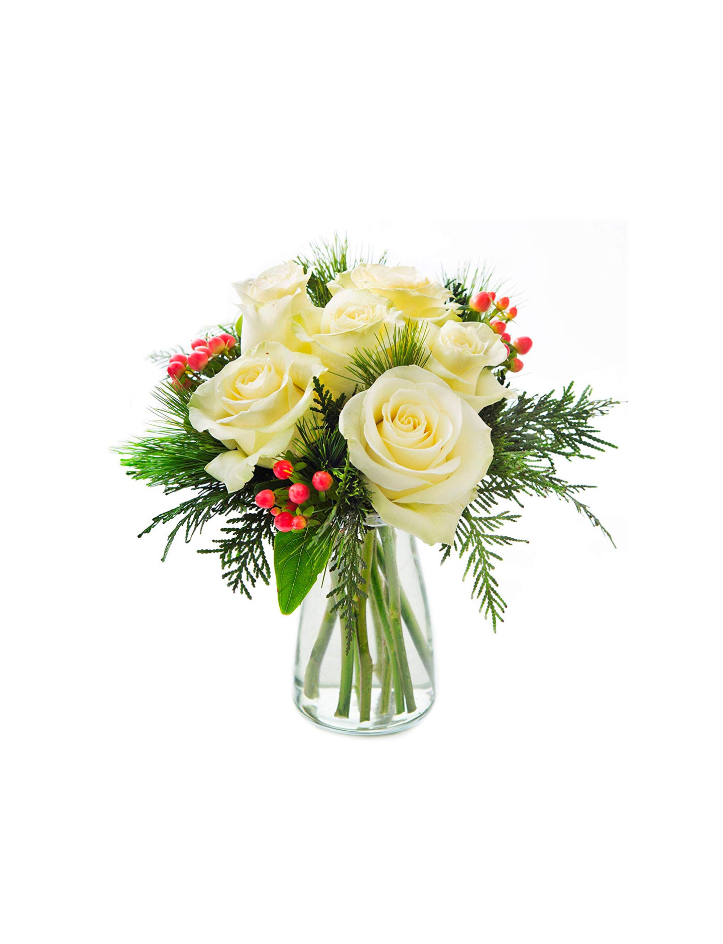 A shot of tulips in a vase