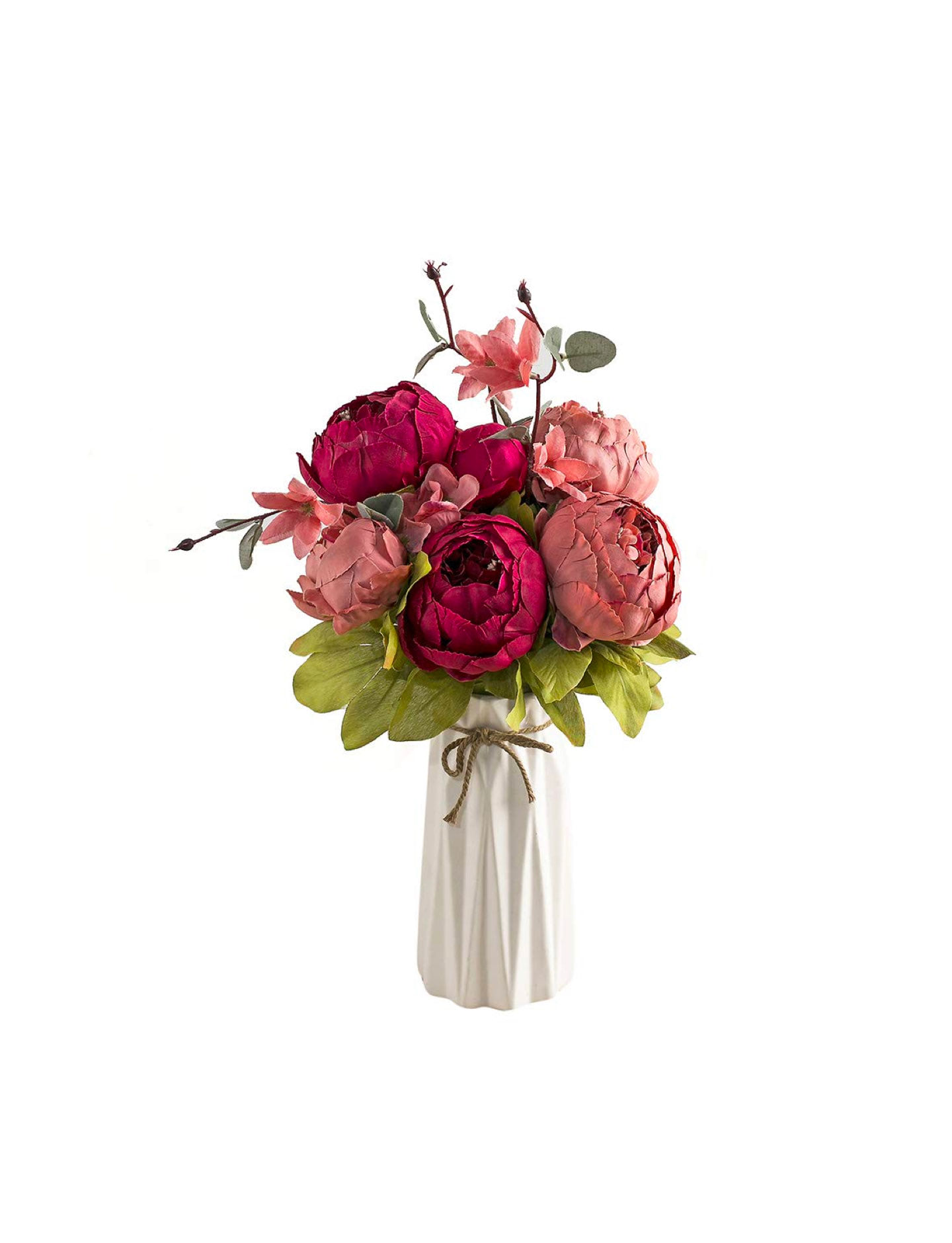 Flower arrangement with red tulip