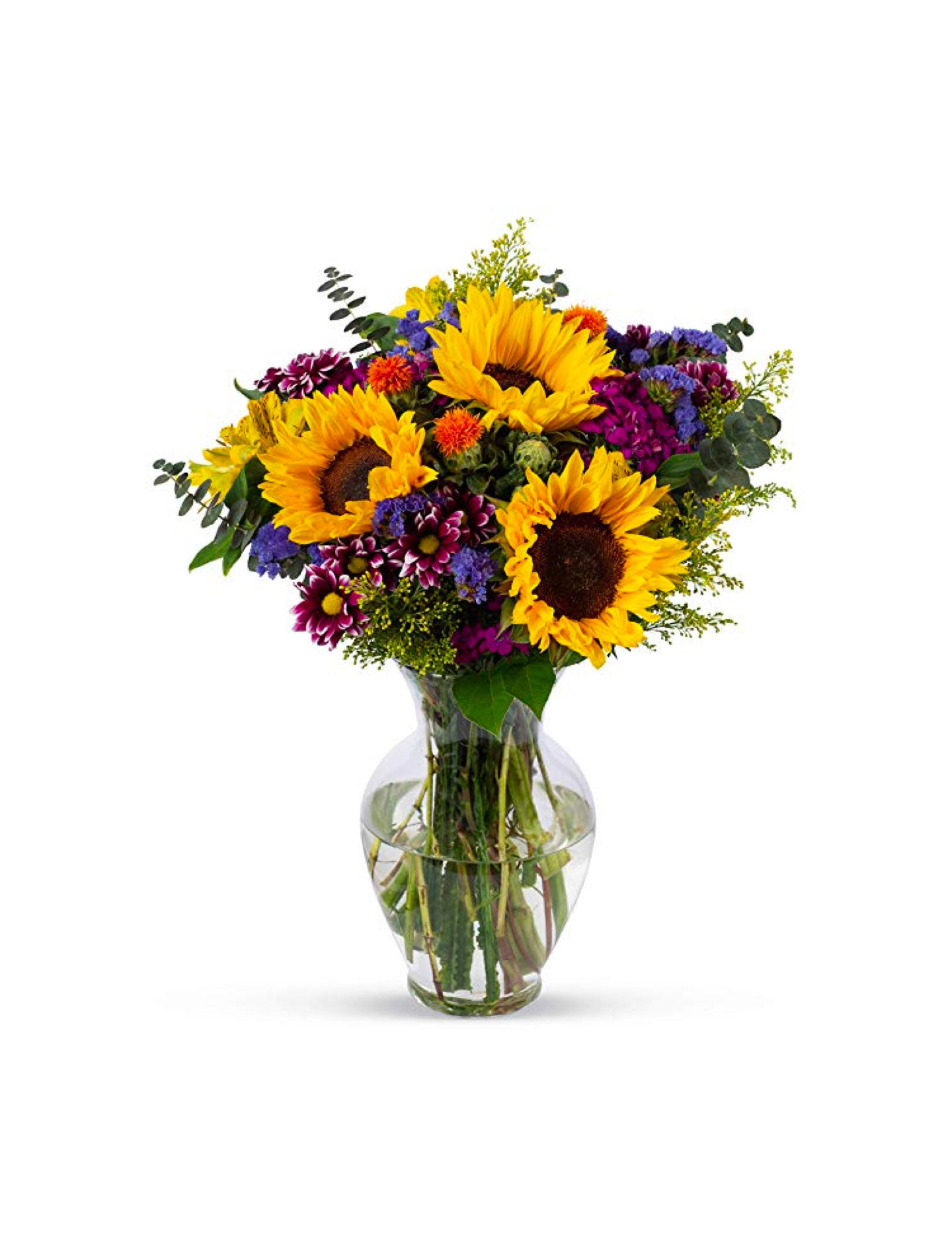 A shot of tulips in a vase