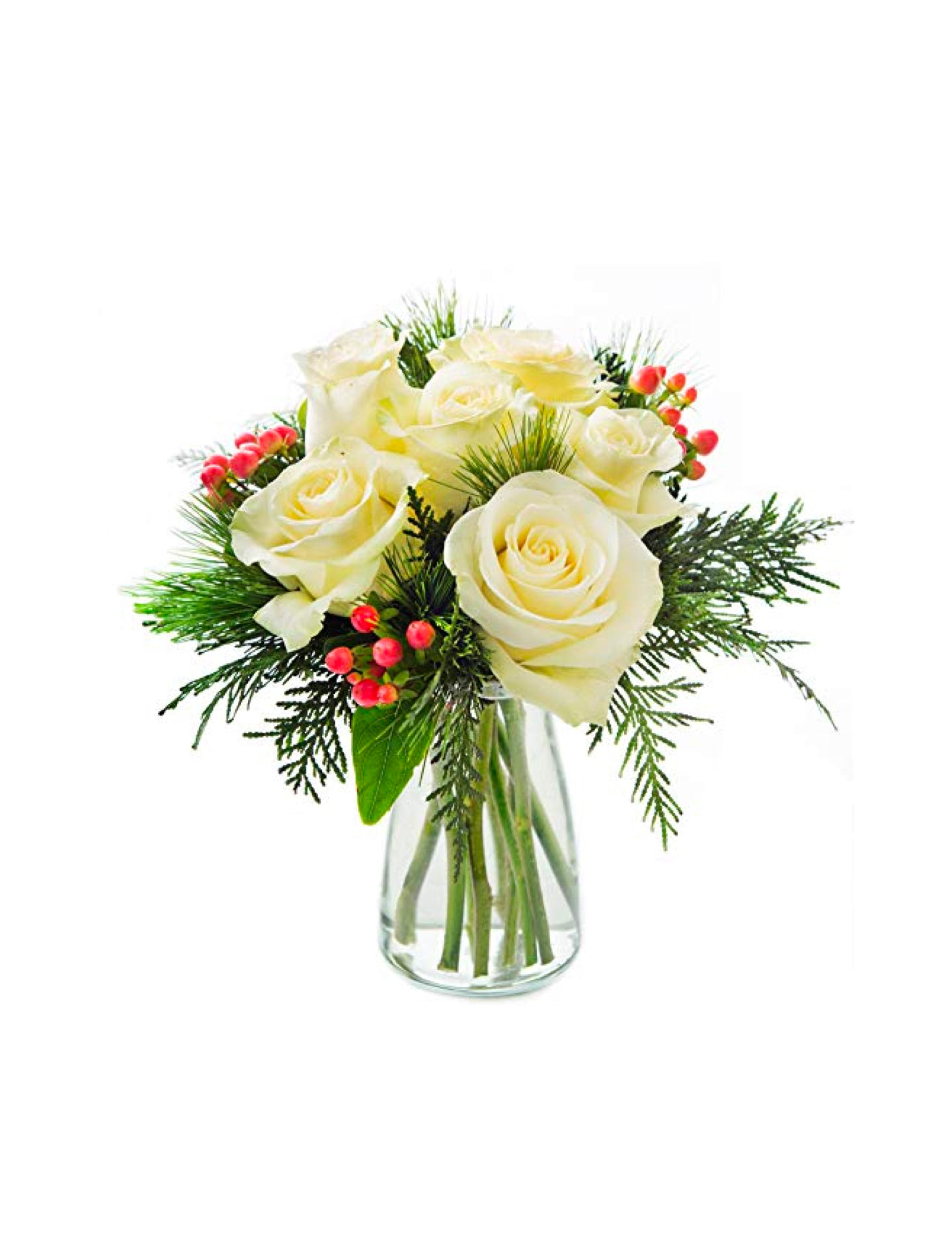 A shot of tulips in a vase