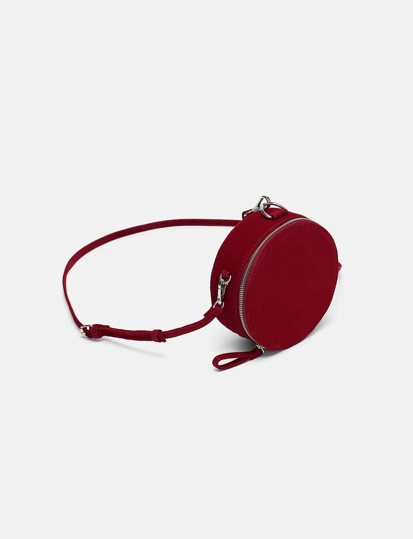 Round Corduroy Crossbody Bag - Imagen 2